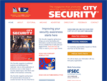 Tablet Screenshot of citysecuritymagazine.com
